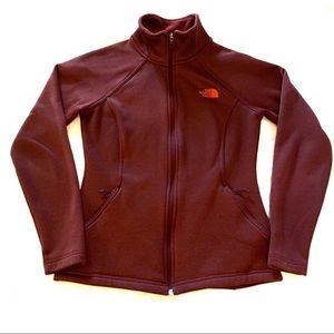 The North Face fleece lined zip up jacket small